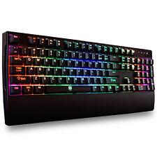 Deco Gear Mechanical Gaming Keyboard, RGB Back Lighting, Anti-Ghosting, Black picture