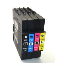 4PKS GC31 Ricoh Pigment ink cartridge for GXe2600/e3300/e3300N/e3350N/e5050N picture
