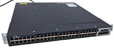 Cisco WS-C3560X-48T-L 48-Port Gigabit Switch w/ x1 350W PSU & C3KX-NM-1G Module picture