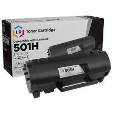 LD 50F1H00 501H Black Laser Toner Cartridge for Lexmark Printer picture