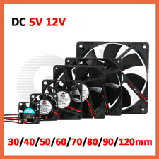 Small PC Computer Case Cooling Fan Cooler 30/40/50/60/70/80/90/120mm DC 5V 12V picture