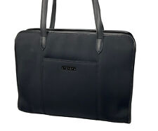 Vintage Coach Laptop Bag Nylon Leather Briefcase Shoulder Padded Bag 6216 Black picture