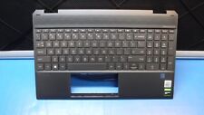Genuine HP Spectre 15-EB0053DX Palmrest Touchpad backlit Keyboard L95655-001 picture