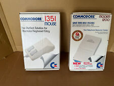 Commodore 1351 Mouse and Commodore 1670 modem - boxed picture