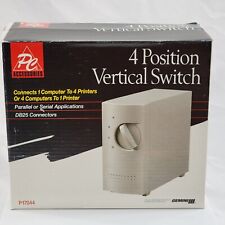 Vtg Multi-PC Controller 4 Position Vertical Switch DB25 Connectors 1996 New picture