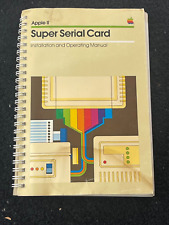 Apple II Super Serial Card Instruction and Operating Manual with Reference Card picture