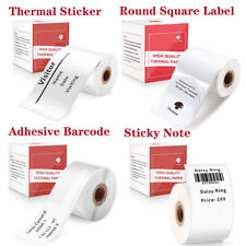 Round Square Sticker Paper Self-Adhesive Label for Phomemo M110 M200 Printer picture