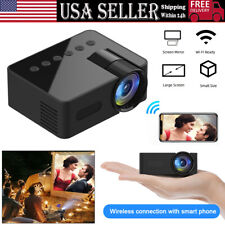 Portable Mini Projector 1080P LED Wired Home Theater Cinema For Android iPhone picture