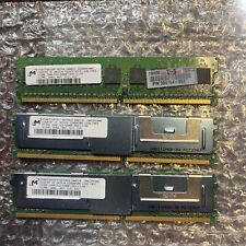 Lot Of (3) HP Micron RAM 512MB 1Rx8PC2-5300F 667MHZ MT9HTF6472FY-667B4D3 picture