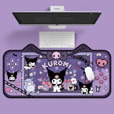Kuromi My Melody Cartoon Mouse Pad Keyboard Table Mat Rubber Large Antiskid Rug  picture