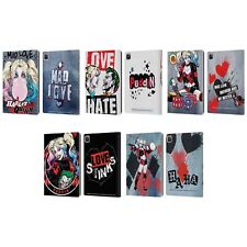 OFFICIAL BATMAN DC COMICS HARLEY QUINN GRAPHICS LEATHER BOOK CASE FOR APPLE iPAD picture