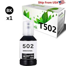 1 PK 127ml T502 T 502 Black ink bottle for Epson Workforce ET-4750 ST-3000 picture