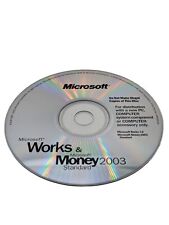 Microsoft Works And Money 2003 PC Software Standard Ship's Fast A5 picture