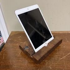 Handcrafted Walnut Wood Smartphone / Tablet Stand Holder Charging Port & Cutout picture