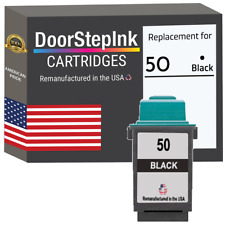 DoorStepInk Remanufactured in the USA Ink Cartridge for Lexmark #50 Black picture