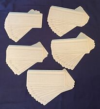 Lot Of 50 Vintage IBM Punch Cards #5081 Cream Colored With Blue Band NOS picture