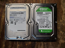 Lot of 2 500GB SATA 3.5 in Hard Drives WD500AAVS SAMSUNG HD502IJ picture