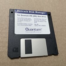 Vintage Floppy Disk Quantum Ontrack Disk Manager  For ATA / IDE Drives  picture