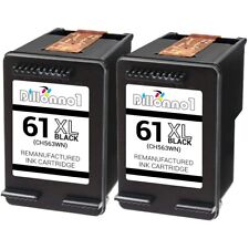 2PK Replacement HP61XL 2-Black Ink Cartridges ENVY 4500 4501 4502 4504 5530 5535 picture