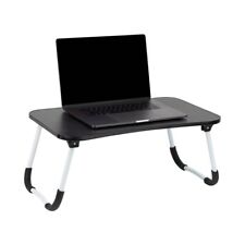 Foldable Bed Tray, Lap Desk with Fold-Up Legs, Freestanding Portable Table picture