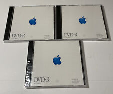 New Certified Apple DVD-R Recordable DVD 4.7GB Discs Media Sealed Lot of 3 picture