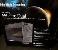 owc mercury elite pro dual drive enclosure with 2 2TB Western Digital Drives picture