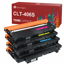 4x Toner Cartridge for Samsung 406S CLT-K406S K406S Xpress C410W C460FW CLP-365W picture