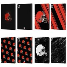 OFFICIAL NFL CLEVELAND BROWNS ARTWORK LEATHER BOOK WALLET CASE FOR APPLE iPAD picture