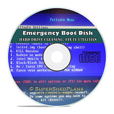 Boot, Restore, Format Disk CD, All PC Computers, Emergency Erase Repair Recovery picture