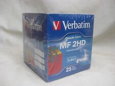25 Pack Verbatim DataLife Colors MF 2HD Formatted IBM 1.44MB vintage memory nos picture