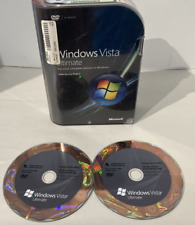 Microsoft Windows Vista Ultimate Full 32 Bit & 64 Bit WITH PRODUCT KEY (2) Discs picture
