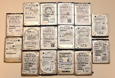 Lot of 16 Laptop Hard Drives 60GB to 100GB 2.5