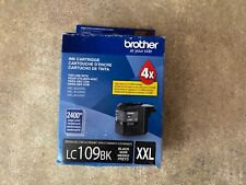 GENUINE BROTHER LC109BK XXL BLACK INK CARTRIDGE EXP 2021/2022 A2-4(2) picture