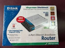 D-Link 4-Port Ethernet Broadband Router DI-604 Cable/DSL XBox Compatible, SEALED picture