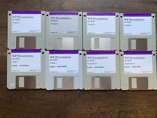 Word Perfect WP Presentations DOS Version 2.0 Set of 8 Floppy 3-1/2