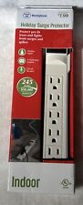 New Westinghouse 6 Grounded Outlet Holiday Surge Protector Indoor 2.5 ft Cord  picture
