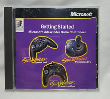 Microsoft SideWinder Getting Started Game Controller Software 3.0 CD-ROM PC 1998 picture