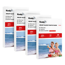 Koala Premium Photo Paper 4x6 Glossy 400 Sheet 48lb 180g Inkjet Printer Epson HP picture