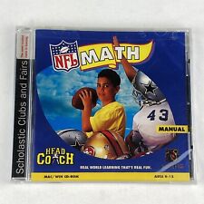 Mac Windows PC CD ROM NFL Math 1997 Brand New Sealed Ages 8-12 picture