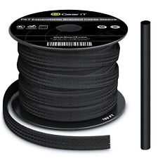 (100ft 1/4 Inch) PET Expandable Cable Management Sleeve Wire Loom Cord... picture
