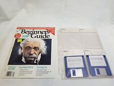 Amiga Beginners Guide Volume 1990 Issue 1 with 2 Assorted Software Floppies picture