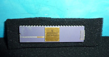 Motorola MC68008L8 Purple Ceramic/Gold DIP Collectible Microprocessor picture