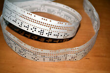 Vintage Soviet Computer Punched Paper Tape with Old Program Code, USSR 1960-1970 picture