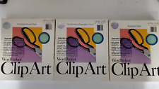 WordPerfect ClipArt - 3 Pack Bundle - Brand New - Vintage and Very Rare picture