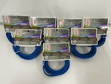 LOT OF 8 Legrand On-Q 14 Foot Cat 6 Patch Cable Blue AC3614BEV1 picture