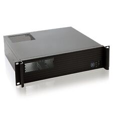 MicroATX 2U Rackmount Server Chassis Short Depth 1x5.25 Front +4x3.5 Bay / US... picture