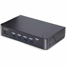 StarTech.com 4-Port DisplayPort 1.4 KVM Switch, 8K 60Hz / 4K 144Hz, 2x USB 3.0 picture