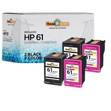 4PK Replacement for HP 61 Ink Cartridge 2-Black & 2-Color ENVY 4500 5530 Series picture