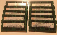 Lot of 10 Hynix  1GB  2Rx8 PC2-5300S DDR2-667MHz Ram Memory HYMP512S64CP8-Y5-AB picture