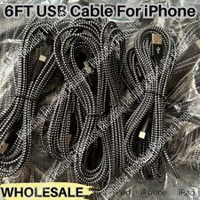 Wholesale Lot 6FT USB Fast Charger Cable For iPhone 14 13 12 11 XR 7 8 Data Cord picture